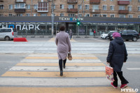 На ул. Советской в Туле убрали дорожные ограждения с трамвайных путей, Фото: 16