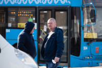 Как в Туле дезинфицируют маршрутки и автобусы, Фото: 42