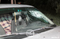 В Туле пьяный водитель сбил стелу «поселок Скуратовский», Фото: 4