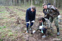 Высадка деревьев в Белевском лесничестве, 4.05.2016, Фото: 21