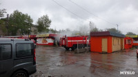 В Ясногорске сгорел продуктовый магазин. 16 мая 2015, Фото: 4