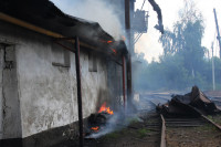 Пожар на хлебоприемном предприятии в Плавске., Фото: 10
