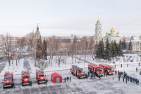 Алексей Дюмин передал сотрудникам МЧС восемь новых автомобилей, Фото: 10