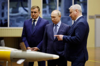 Путин осмотрел Ситуационный центр губернатора, Фото: 2