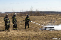В Туле провели тренировку по тушению ландшафтного пожара, Фото: 54