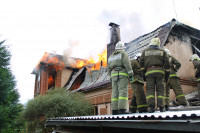 Пожар в доме по ул. Рабочий проезд. 27 сентября, Фото: 6