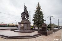 На Московском вокзале установили памятник защитникам Тулы, Фото: 1