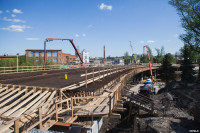 Монолитный мост через Упу в Туле: строители рассказали об особой технологии заливки бетона, Фото: 20