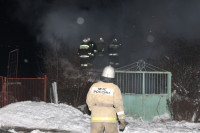 В пос. Менделеевский сгорел частный дом., Фото: 9