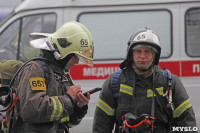 Тульские пожарные провели соревнования по бегу на 22-этаж, Фото: 11
