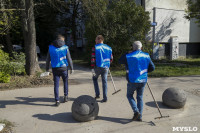 На улице Кирова сотрудники «Тулачермет» и «Тула-Сталь» провели генеральную уборку, Фото: 38