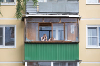Пожар на пр. Ленина 131б, Фото: 3