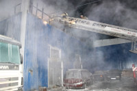 Пожар на складе ОАО «Тулабумпром». 30 января 2014, Фото: 4