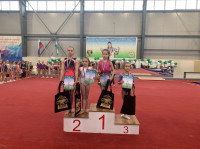 Тульские гимнастки завоевали в Нальчике шесть медалей в многоборье , Фото: 5