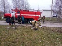 Пожарные учения в белевской больнице, Фото: 4