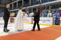 Тульская пара провела свадебную церемонию в Ледовом дворце, Фото: 19