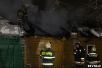 Горевший дом на ул. Пушкинской в Туле тушили шесть пожарных расчетов, Фото: 6