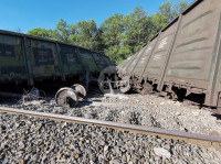 В Тульской области грузовой поезд сошел с рельсов, Фото: 36