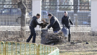 Субботник в Комсомольском парке с Владимиром Груздевым, 11.04.2014, Фото: 4