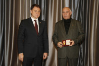Награждение медалью  «Трудовая доблесть» III степени Владимира Воложанина, Фото: 82