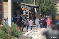 В Плеханово вновь сносят незаконные дома цыган, Фото: 28