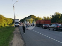 В Тульской области фура влетела в автобус: перекрыта трасса М-2, Фото: 11
