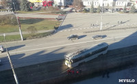 Трамвай сошел с рельсов 13.11, Фото: 1