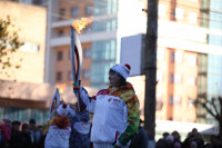 Третий этап эстафеты олимпийского огня: проспект Ленина, Фото: 32