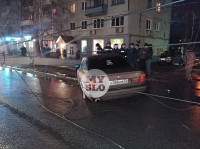 Водитель BMW снес столб на улице Металлургов в Туле, Фото: 12
