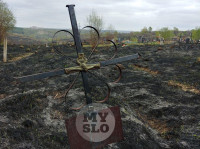 Сгоревшее кладбище в Алексине, Фото: 16