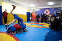 В Туле торжественно открыли спортзал. обновленный в рамках программы «Самбо – в школу!», Фото: 18