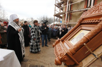 Освящение креста купола Свято-Казанского храма, Фото: 24