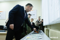 Андрей Дубровский встретился со студентами Военного учебного центра им. Тульского рабочего полка, Фото: 24