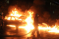 Возгорание автомобиля на ул. Менделеевской, Фото: 7