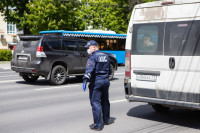 Полицейский рейд в тульских маршрутках: на пассажиров без масок составляют протоколы, Фото: 16