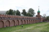 Установка шпиля на колокольню Тульского кремля, Фото: 37