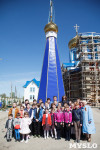 Установка купола Свято-Казанского храма в Мясново, Фото: 42