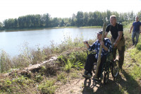 Тульские инвалиды-колясочники выехали на рыбалку, Фото: 2