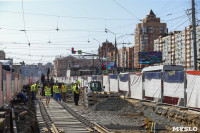 Ремонт трамвайных путей на ул. Советской, Фото: 28