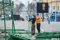 На площади Ленина начали устанавливать Губернский каток и главную ёлку Тулы, Фото: 4
