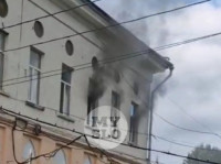 Пожар в военном госпитале на ул. Оборонной, Фото: 20