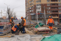 Орловский путепровод готов на 40-50%, Фото: 1