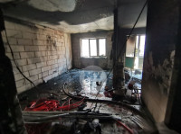 В Туле в Левобережном загорелась квартира: из окна спасатели вытащили женщину с младенцем, Фото: 5