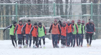 «Арсенал» готовится на снежном поле к игре против «Тосно», Фото: 25