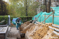 В Толстовском сквере начали ремонт фонтана, Фото: 4