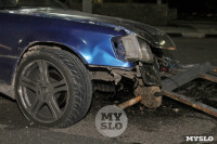 В Туле Mercedes сбил ограждение и приземлился на встречке, Фото: 18