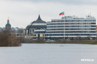 Упа в Туле затопила детскую площадку и кафе на Пролетарской набережной, Фото: 18