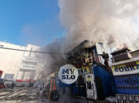 Пожар в кровельном центре на ул. Мосина, Фото: 16