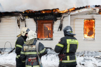 Сгоревший дом в Скуратовском, Фото: 2