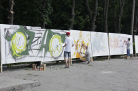 Молодые туляки попытали свои силы на конкурсе граффити, Фото: 4